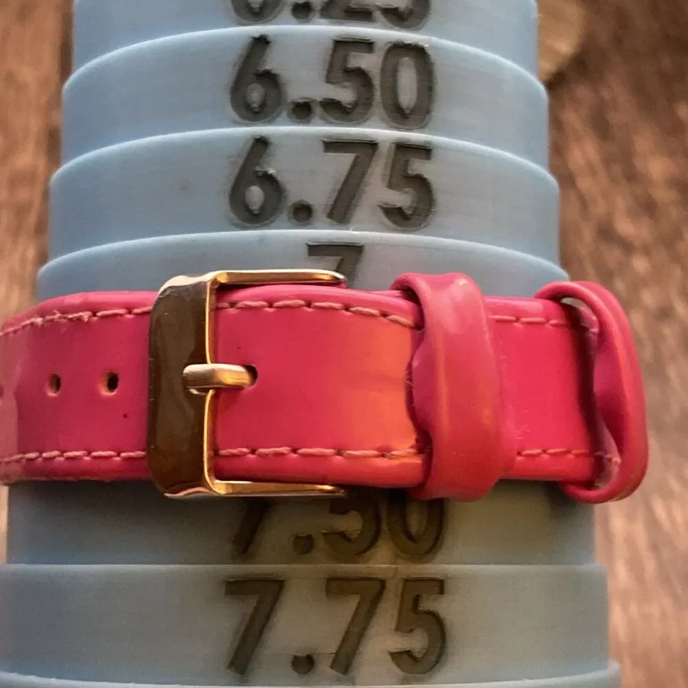 Women’s Anne Klein Watch 10/9991 Silver Tone With Pink Band Analog New Battery